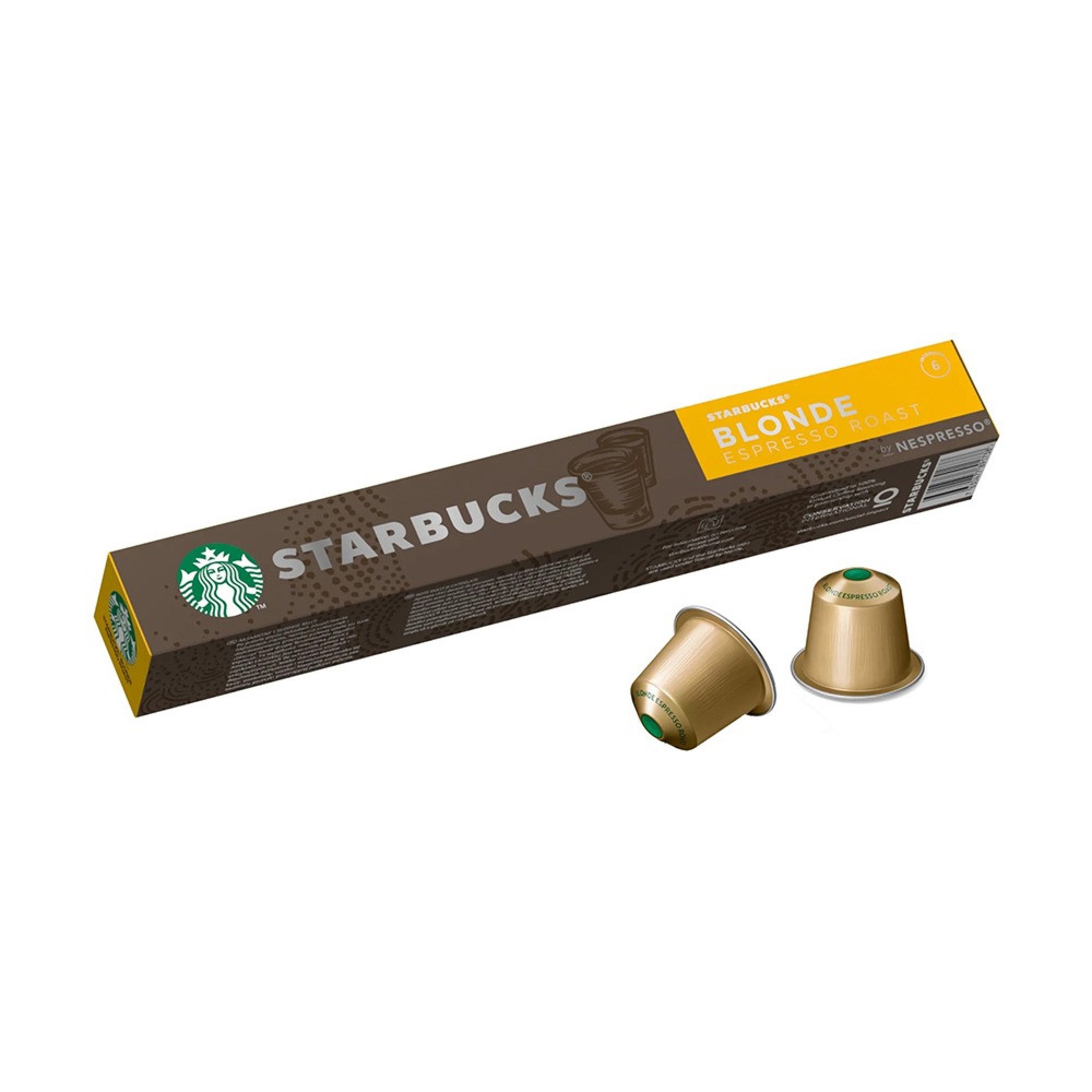 Starbucks Capsules Nespresso Blonde Espresso 10 Capsules