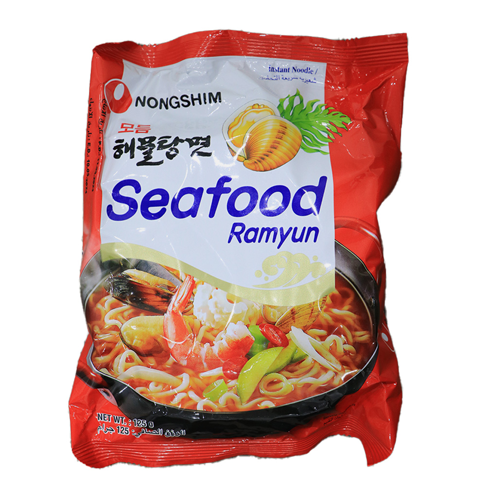 Korean Ramen Seafood Instant Noodles 125g