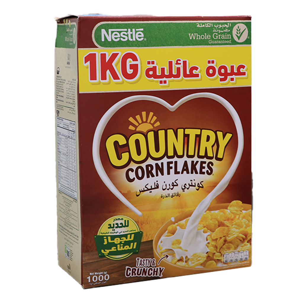 رقائق الذرة كونتري كورن فليكس 1000 جرام