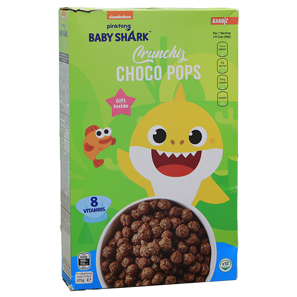 Chocopops Baby Shark Cereals 375g