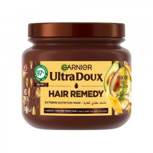 ماسك مغذي للشعر بزيت الافوكادو وزبدة الشياء من جارنير الترا دوكس