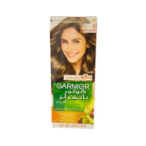 صبغة دائمة ملونة للشعر بلون رقم 6 أشقر غامق