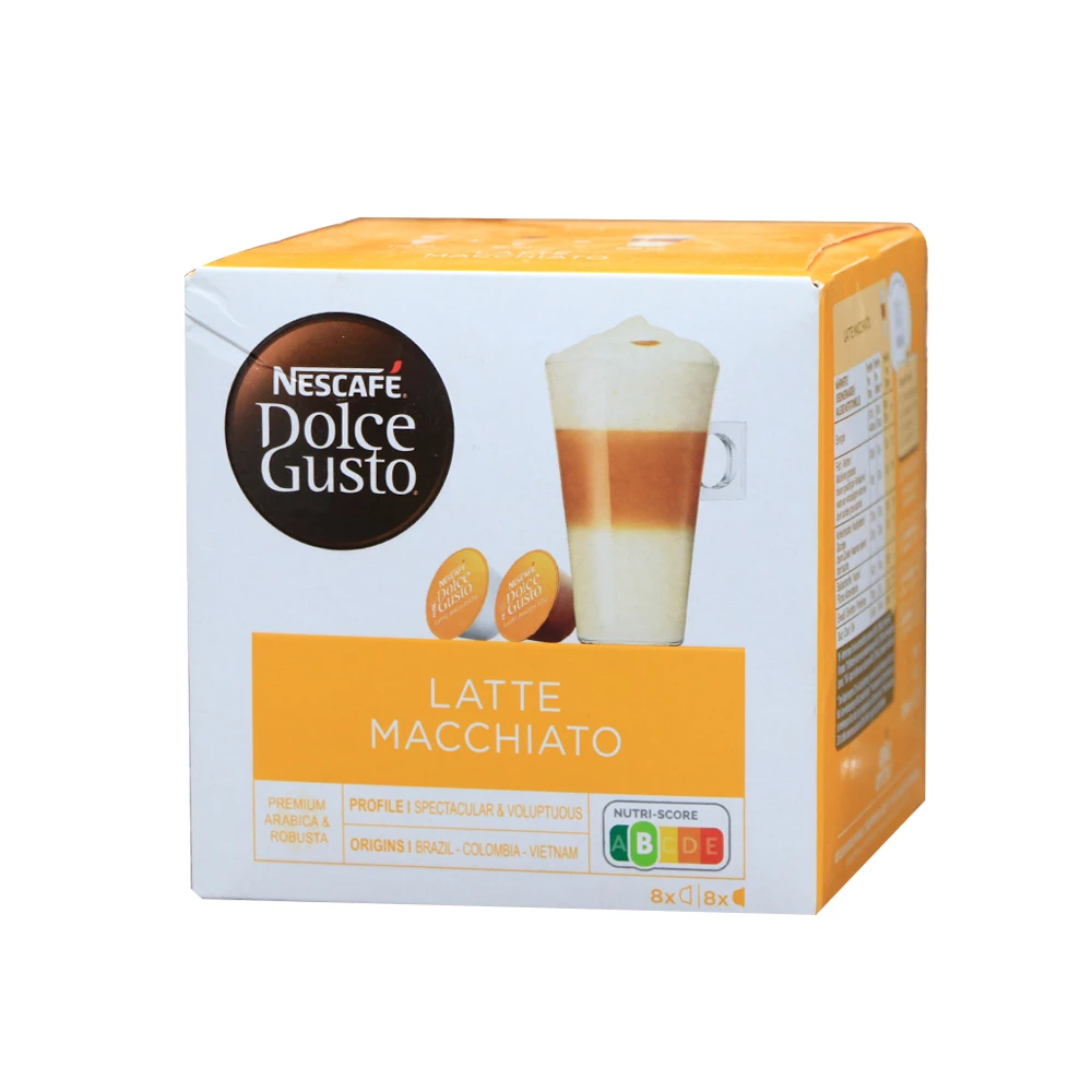 كبسولات دولتشي لاتيه ماكياتو - 8 كبسولات