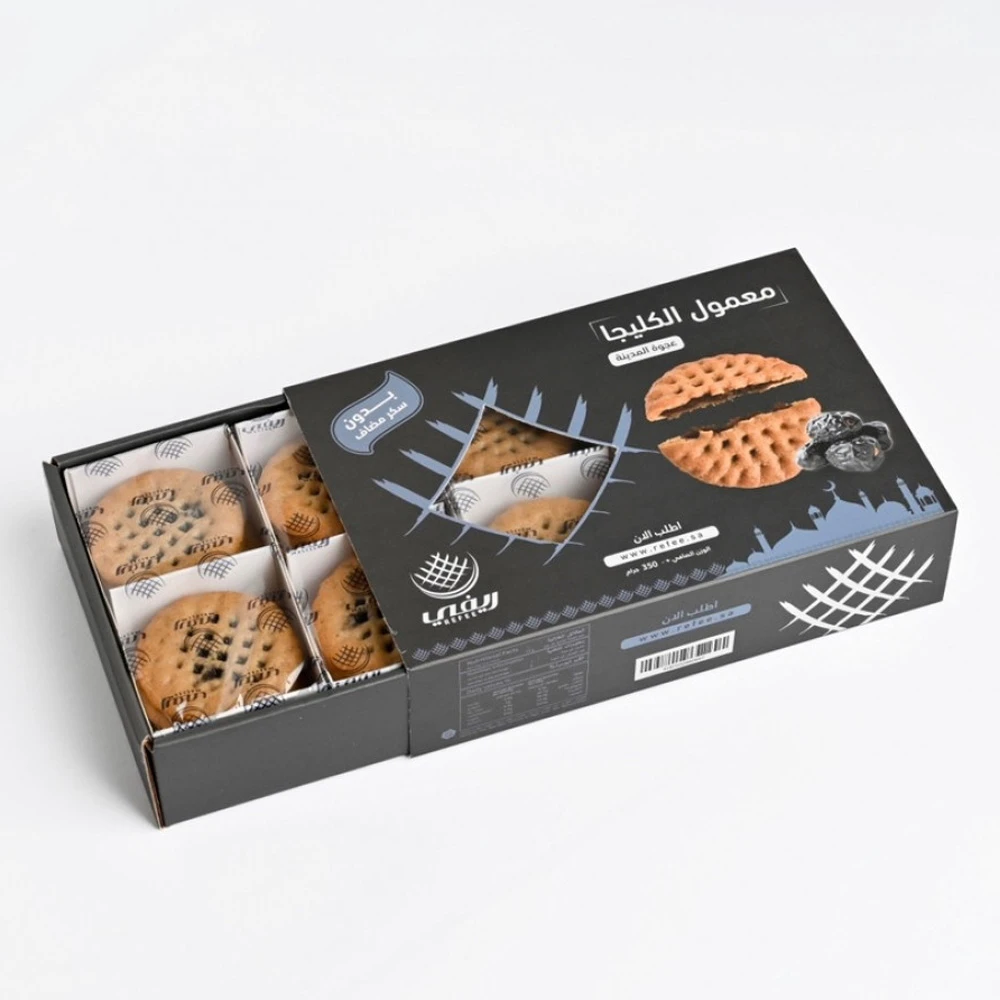 معمول كليجا بعجوة المدينة ( بر ) بدون سكر 350 جرام