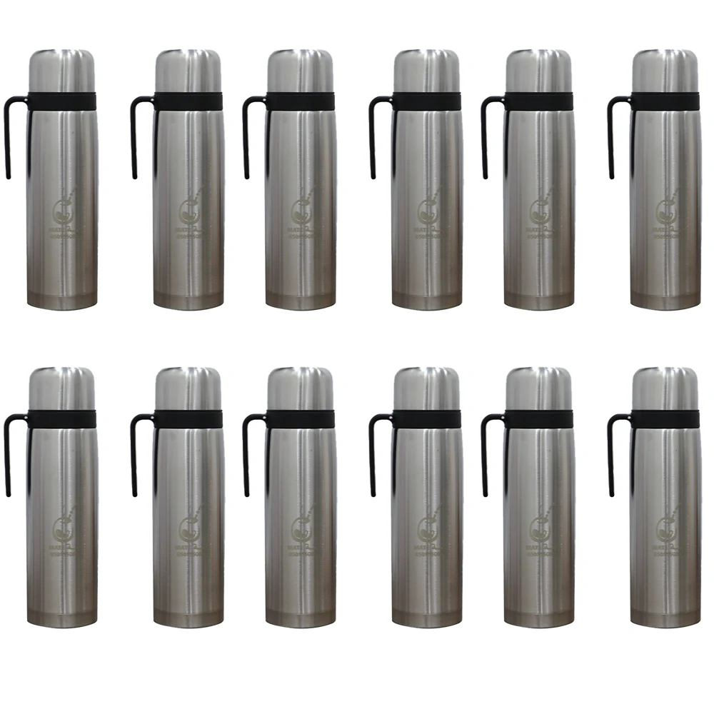 درزن حافظة ماء بارد وساخن معدنية حرارية ( 1 لتر ) ( 12 حبة )