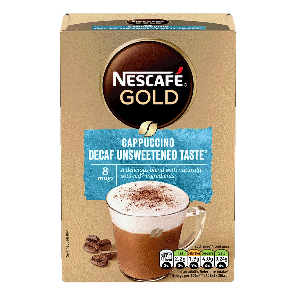 كابتشينو ديكاف غير محلى 8 اظرف