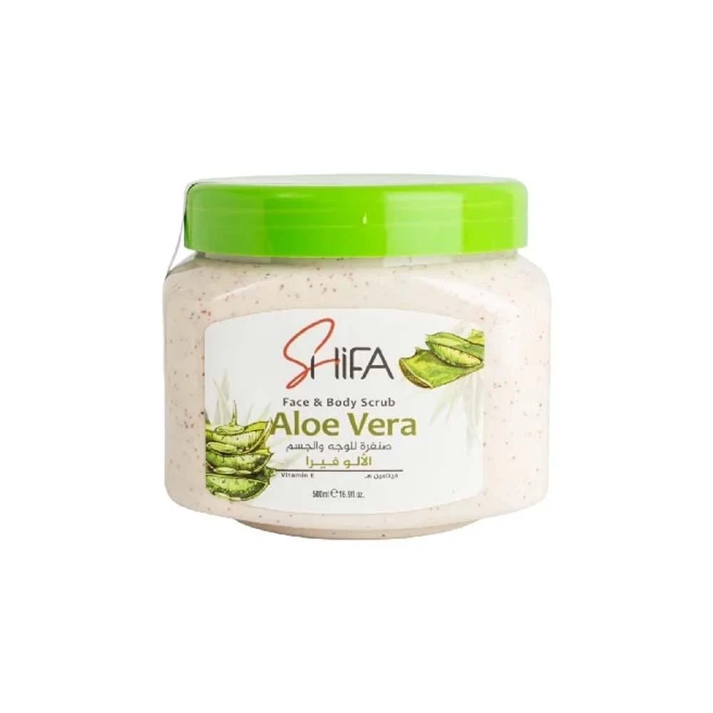 صنفرة الوجة والجسم الالوفيرا من شيفا 500 مل
