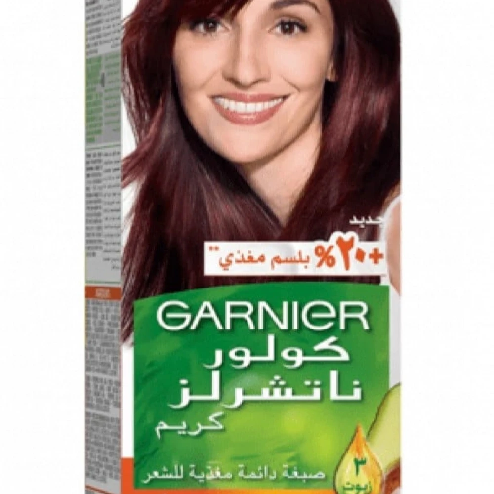 صبغة دائمة ملونة للشعر بلون رقم 4.6 برغندي