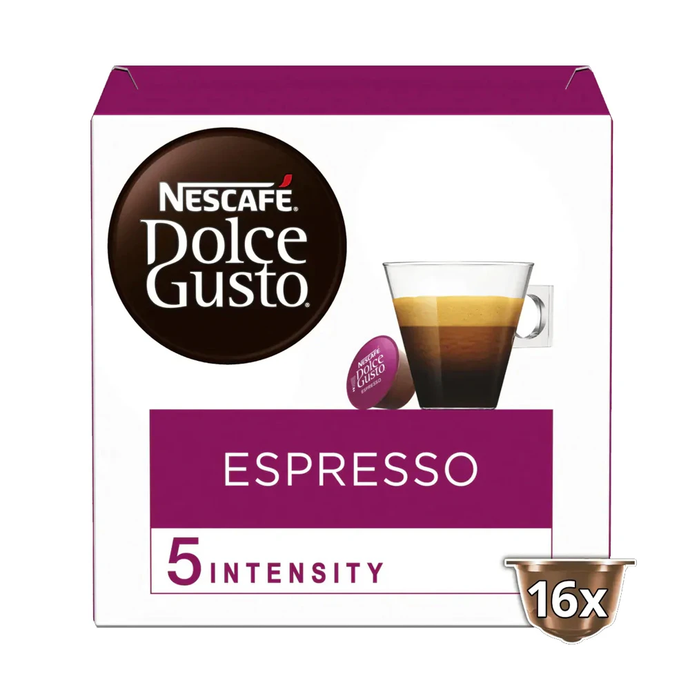 كبسولات دولتشي اسبريسو 16 كبسولة