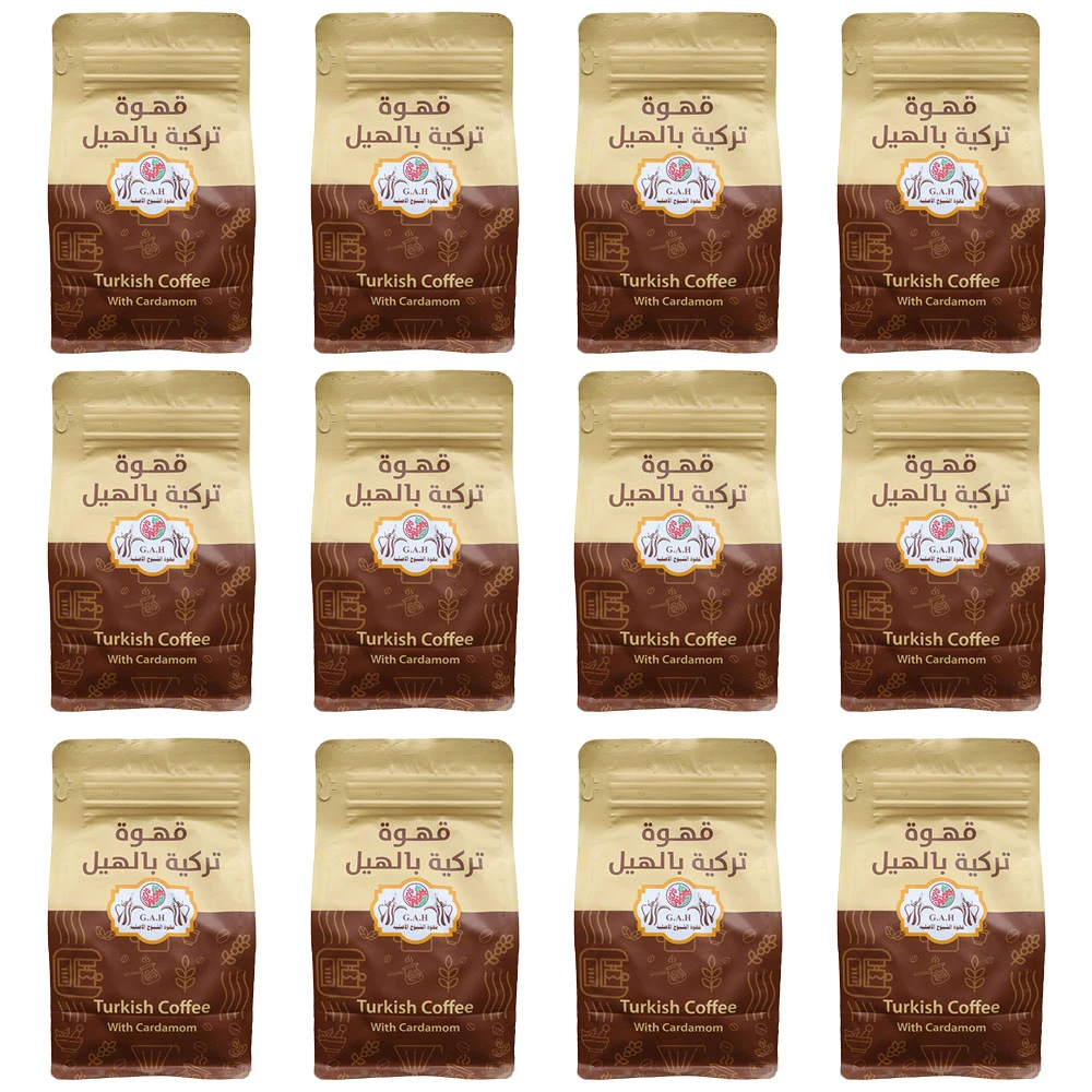 قهوة تركية بالهيل 12*250ج