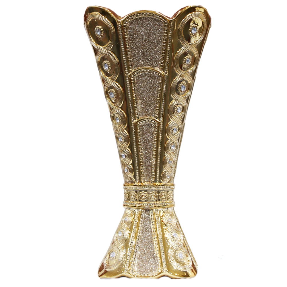 مبخرة فخار ذهبي كبير 2